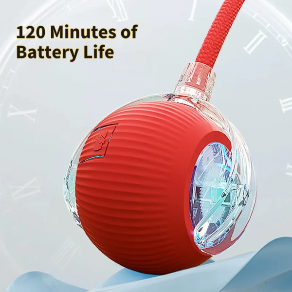 Interactive Smart Ball With Tail Accessories Rolling on Carpet Fast Indestructable Rolling Smart Cat Toys - Image 5