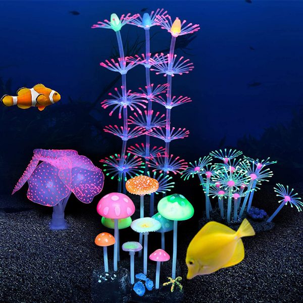 Glowing Fish Tank Decorations