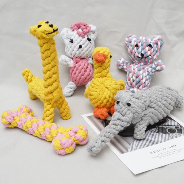Braided Cotton Rope Dog Toys