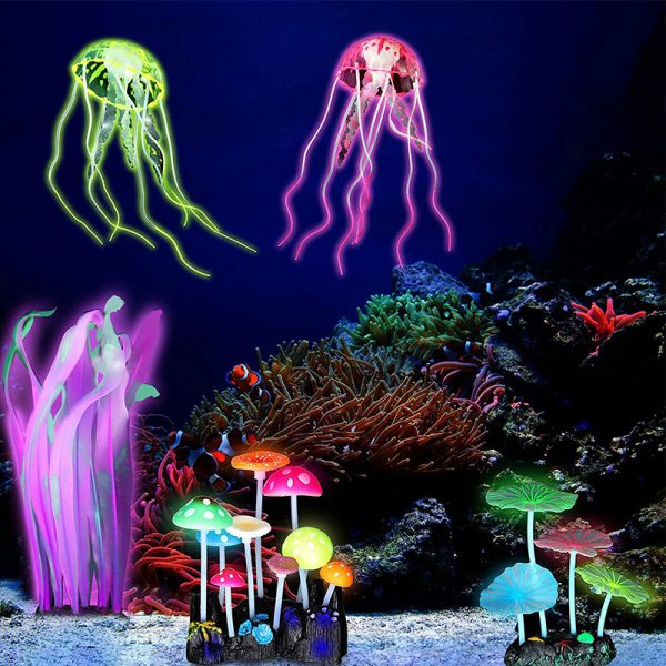 Glowing Fish Tank Decorations