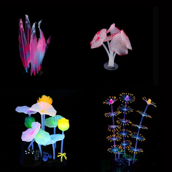 Glowing Fish Tank Decorations