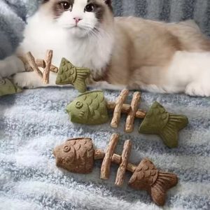 Kitty’s Fishy Fiesta: Matatabi Molar Bone & Grilled Fish Teaser – The "Catch" That Keeps Cats Chewin’ & Chasin’! 🎉