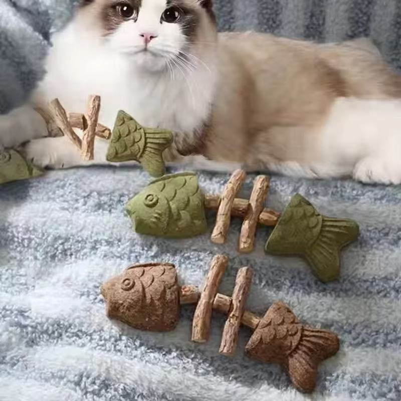 Kitty’s Fishy Fiesta: Matatabi Molar Bone & Grilled Fish Teaser – The "Catch" That Keeps Cats Chewin’ & Chasin’! 🎉